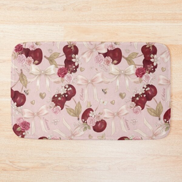 Item preview, Cherry Coquette Pattern Best Selling Design 2026 / Pink and Red / Roses  Aesthetic Girl Y2k Coquette Pinterest Girl Mini Top  Phone Case Blanket Mug Journal designed and sold by TeenLake.