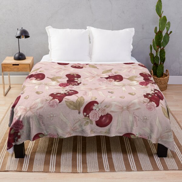 Item preview, Cherry Coquette Pattern Best Selling Design 2026 / Pink and Red / Roses  Aesthetic Girl Y2k Coquette Pinterest Girl Mini Top  Phone Case Blanket Mug Journal designed and sold by TeenLake.