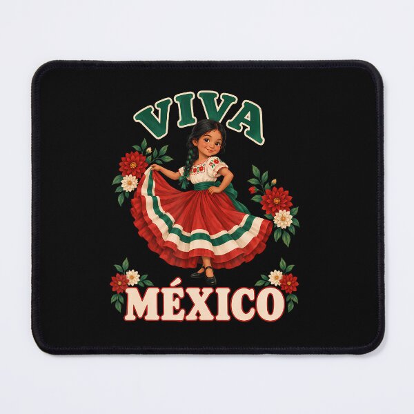 Item preview, Viva Mexico Mexican Independence Day Folklorico Girl designed and sold by RealestInternet.