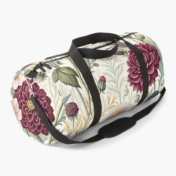 Item preview, Burgundy Dahlia Vintage Botanical Pattern designed and sold by Storybook Botanica.