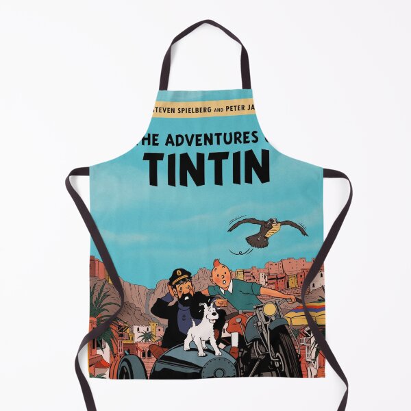 Item preview, The Adventures Of TinTin Comic Book Cover Art Original Custom Vintage Movie Poster designed and sold by Cool Robot Bro..