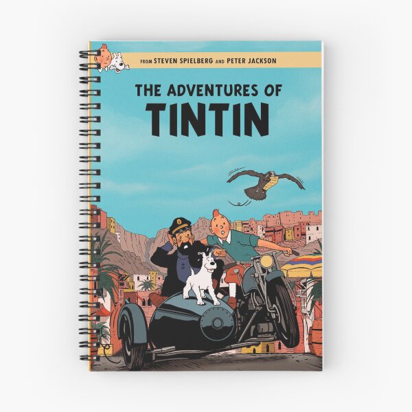 Item preview, The Adventures Of TinTin Comic Book Cover Art Original Custom Vintage Movie Poster designed and sold by Cool Robot Bro..