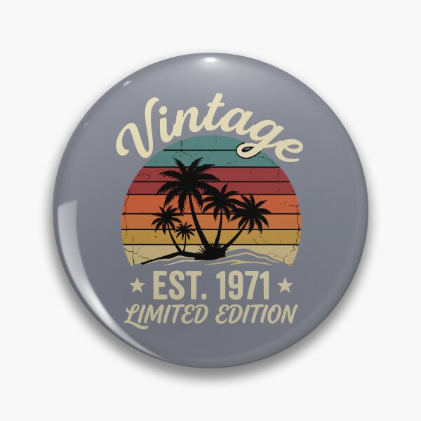 Item preview, Vintage Est. 1971 Limited Edition Birthday Born 1971 Retro designed and sold by SofiBlair.