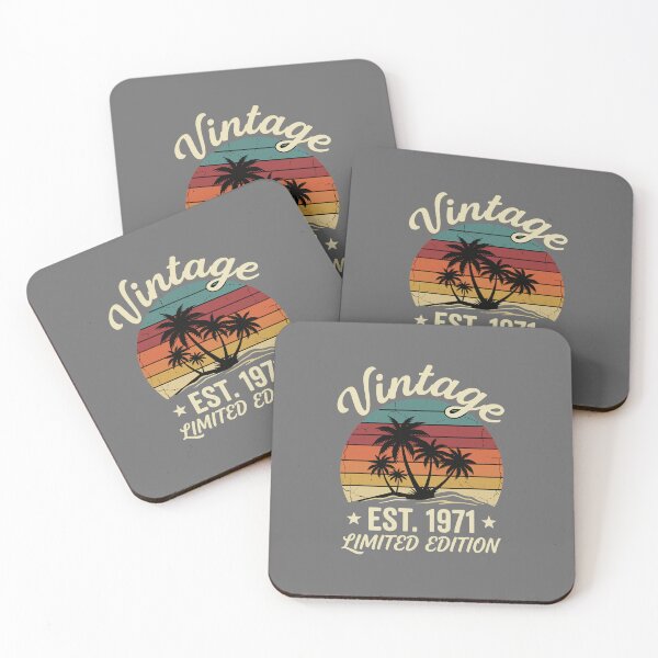 Item preview, Vintage Est. 1971 Limited Edition Birthday Born 1971 Retro designed and sold by SofiBlair.