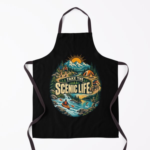 Item preview, Take the Scenic Life - Outdoors designed and sold by Good Mood Foundry.
