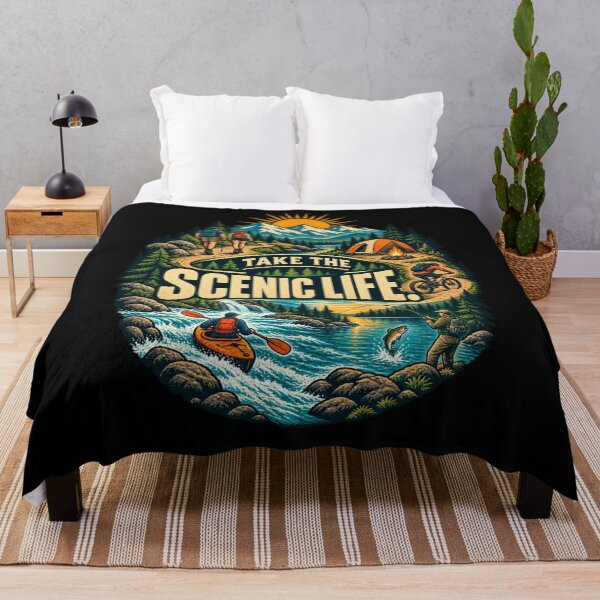 Item preview, Take the Scenic Life - Outdoors designed and sold by Good Mood Foundry.