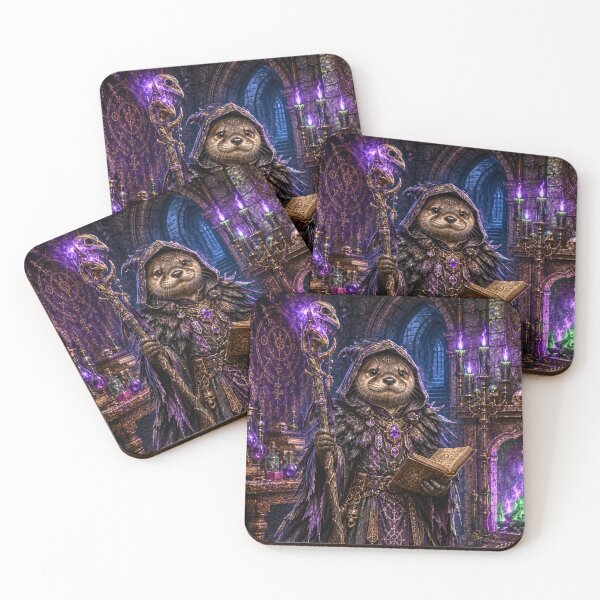 Item preview, Otter Necromancer  designed and sold by WhimsigothArt26.