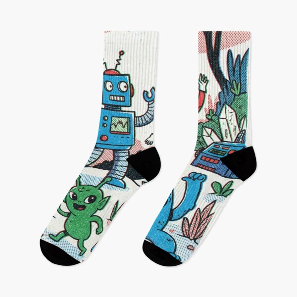 Item preview, Cartoon Space Adventure Crew designed and sold by JanjjaSoulInk.