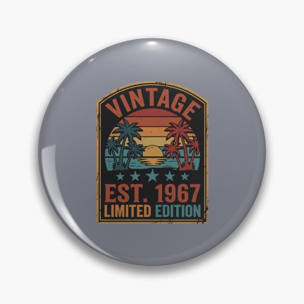 Item preview, Vintage Est. 1967 Limited Edition 57th Birthday Born 1967 designed and sold by SofiBlair.