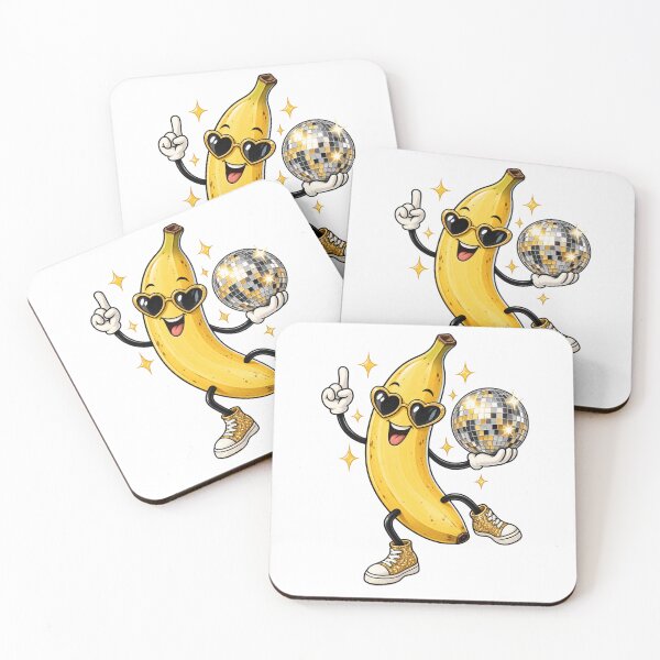 Item preview, Banana with disco ball designed and sold by Zeewind.