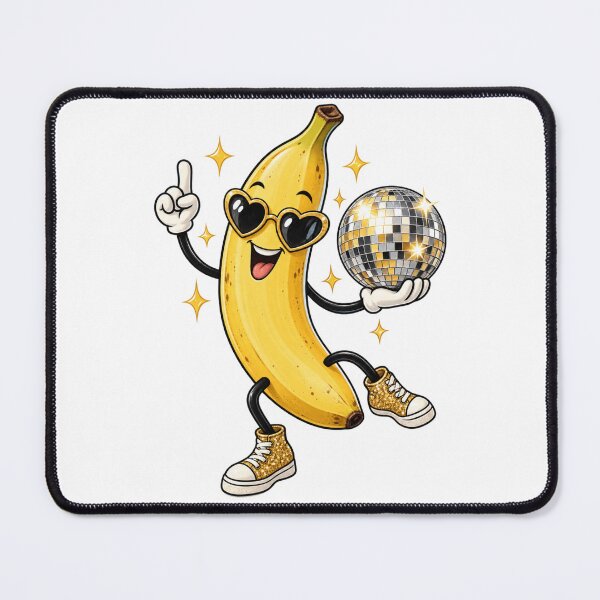 Item preview, Banana with disco ball designed and sold by Zeewind.