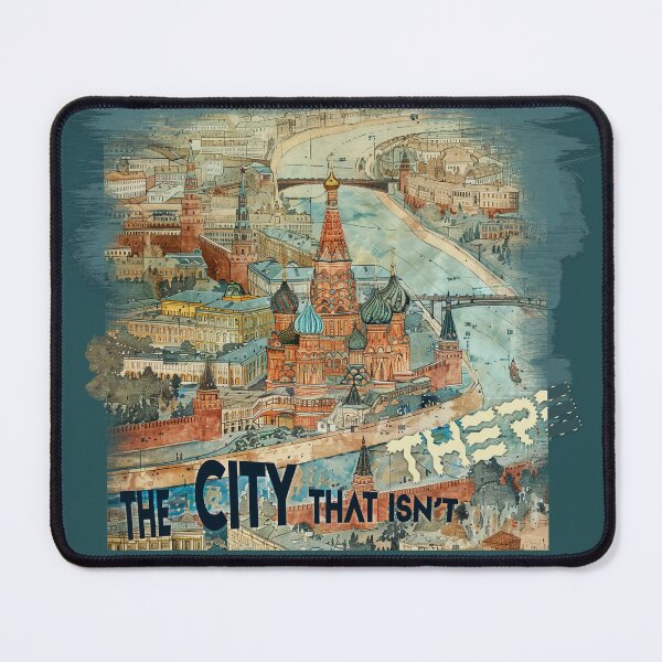 Item preview, Fantasy Russian city, view from above designed and sold by Tana&tanuc.