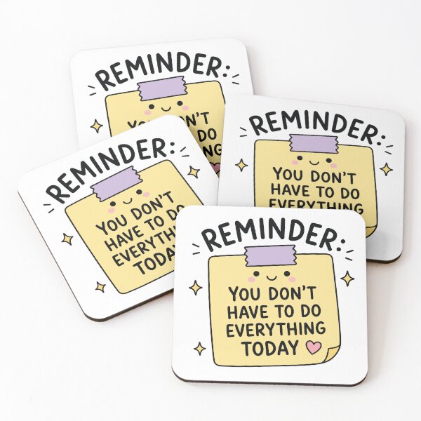 Item preview, Gentle ADHD Reminder To Take Things Slowly designed and sold by CleanDecor.