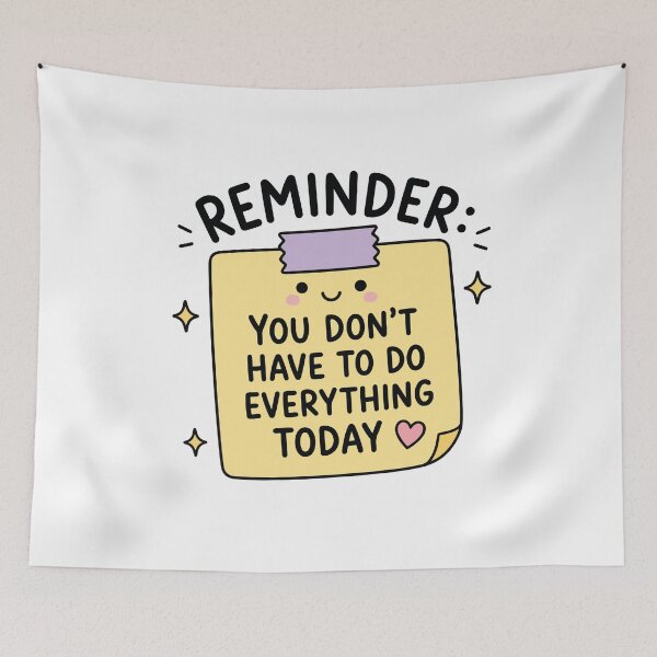 Item preview, Gentle ADHD Reminder To Take Things Slowly designed and sold by CleanDecor.