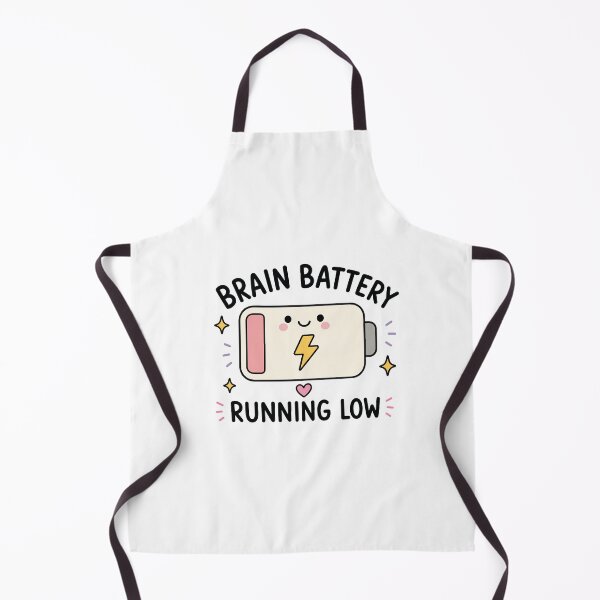 Item preview, Brain Battery Running Low ADHD Humor designed and sold by CleanDecor.