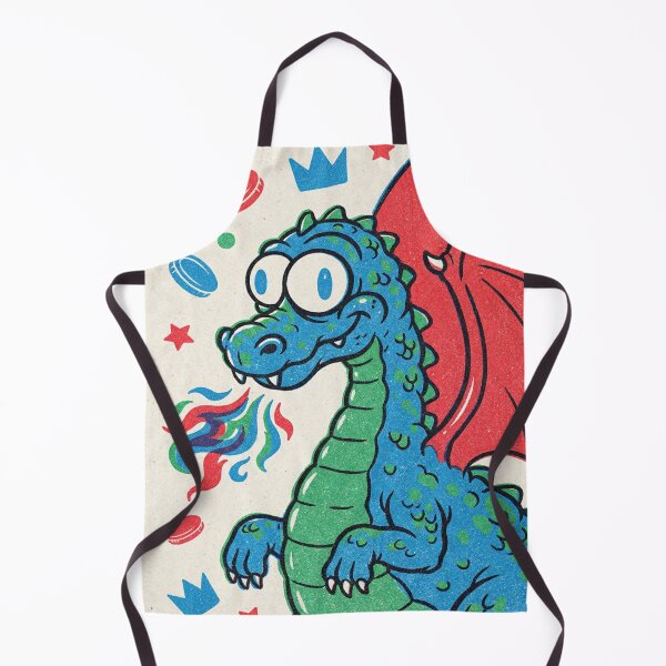 Item preview, Crazy Colorful Cartoon Dragon designed and sold by JanjjaSoulInk.