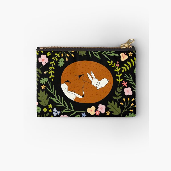 Item preview, Friendship Fox-Rabbit_BgBlack designed and sold by miavaldez.