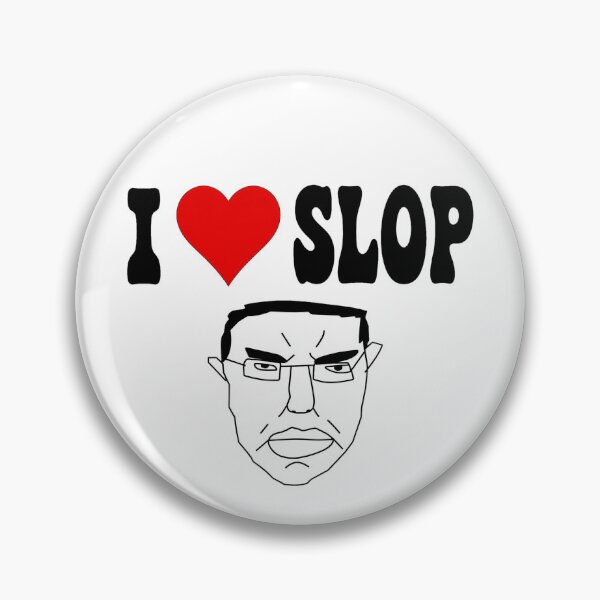 Item preview, I Love Slop - Chud Meme Brainrot Shirt | Funny Internet Meme Tee designed and sold by UkiyoArchive.