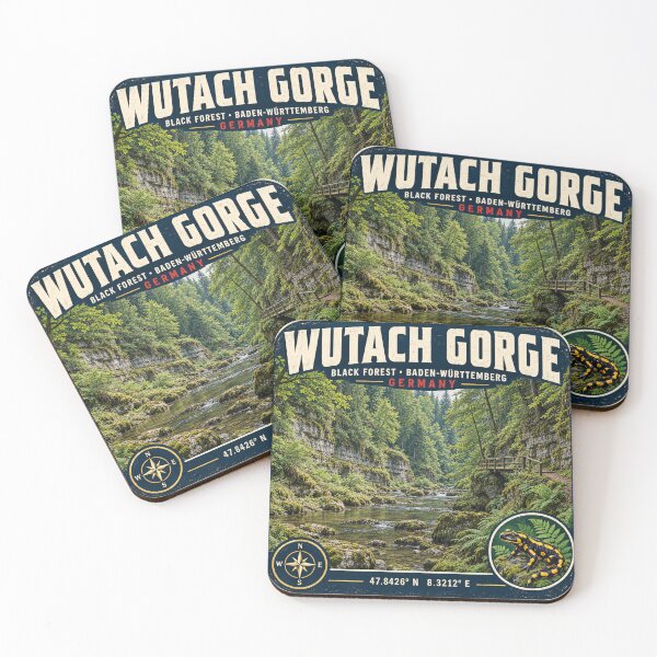 Item preview, Wutach Gorge Germany Vintage Travel Design designed and sold by naturalsurvival.