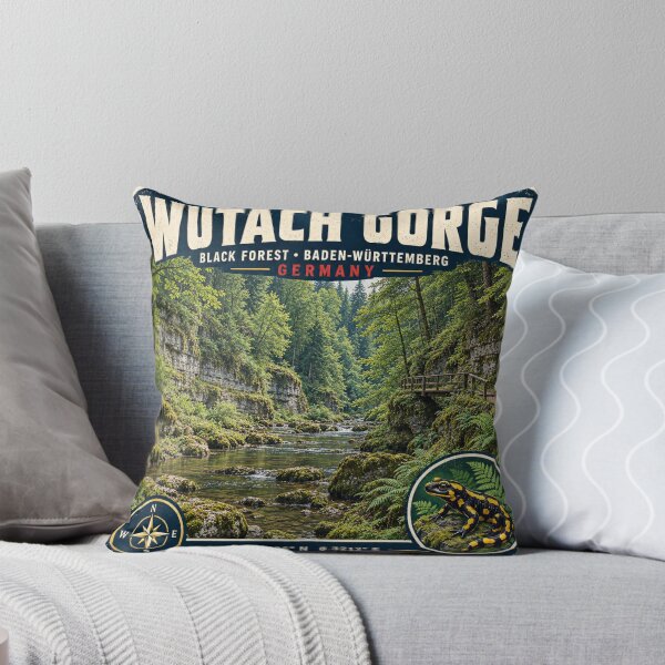Item preview, Wutach Gorge Germany Vintage Travel Design designed and sold by naturalsurvival.