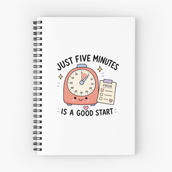 Item preview, Just Five Minutes Is A Good Start designed and sold by CleanDecor.