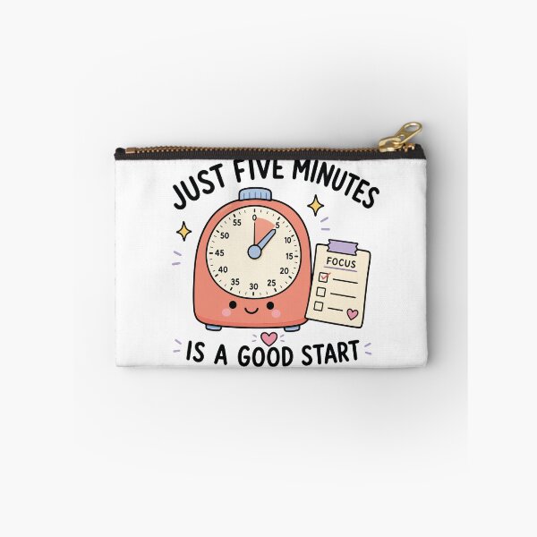 Item preview, Just Five Minutes Is A Good Start designed and sold by CleanDecor.