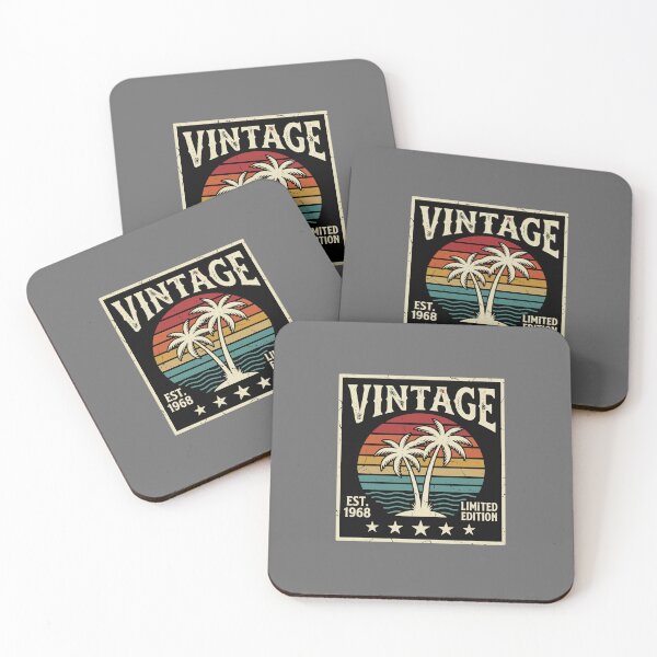 Item preview, Vintage Est 1968 Limited Edition 56th Birthday Born 1968 Retro Tropical designed and sold by SofiBlair.