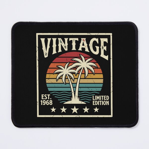 Item preview, Vintage Est 1968 Limited Edition 56th Birthday Born 1968 Retro Tropical designed and sold by SofiBlair.