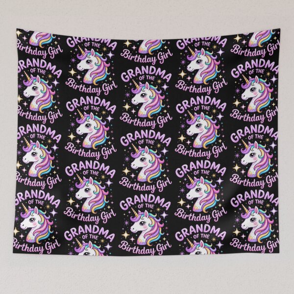 Item preview, Grandma Of The Birthday Girl Cute Unicorn Family Matching designed and sold by RealestInternet.