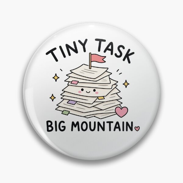 Item preview, Tiny Task Big Mountain ADHD Reality designed and sold by CleanDecor.