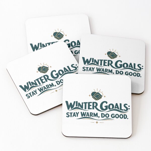 Item preview, Winter Goals Stay Warm Do Good designed and sold by FUIRY .