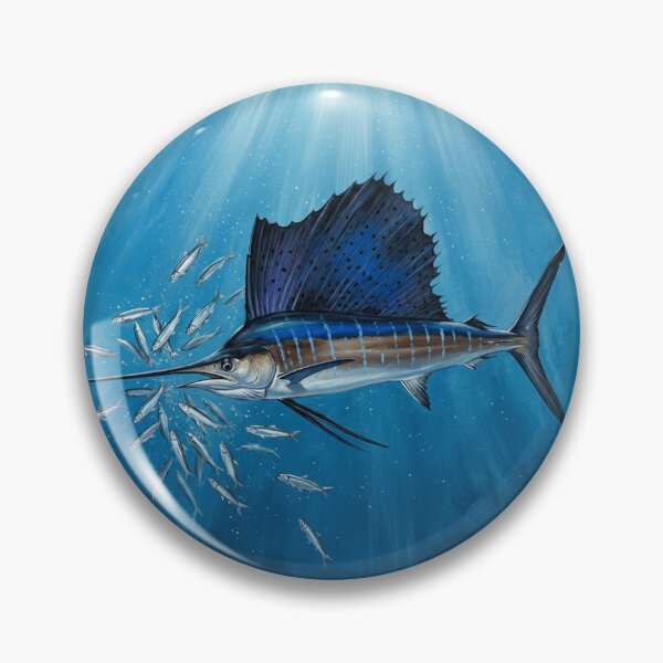 Item preview, Sailfish Illustration – Saltwater Legends Fishing Art designed and sold by Northbound Trail.