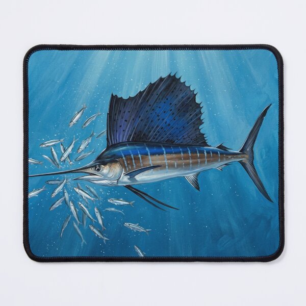 Item preview, Sailfish Illustration – Saltwater Legends Fishing Art designed and sold by Northbound Trail.