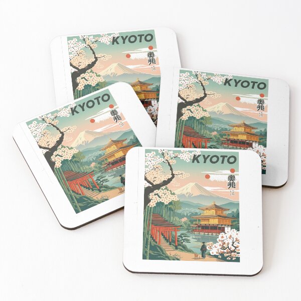 Item preview, Kyoto Spring Sakura Blossom and Mount Fuji Poster designed and sold by Hilmanku.