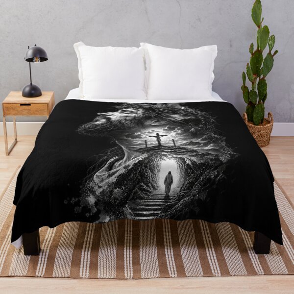 Item preview, Jesus Crown of Thorns Christian Crucifixion Art designed and sold by ElizBurkes.