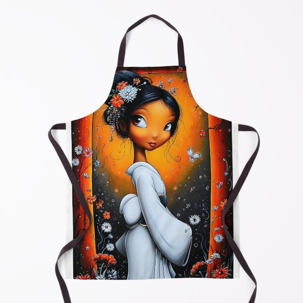 Item preview, Elegant Young Woman in Traditional Kimono Style designed and sold by Artessie.
