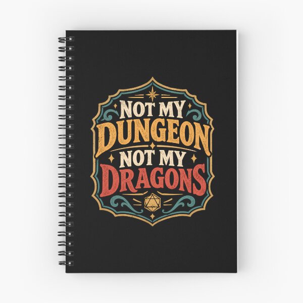 Item preview, Not My Dungeon Not My Dragons designed and sold by DemureArtsy.