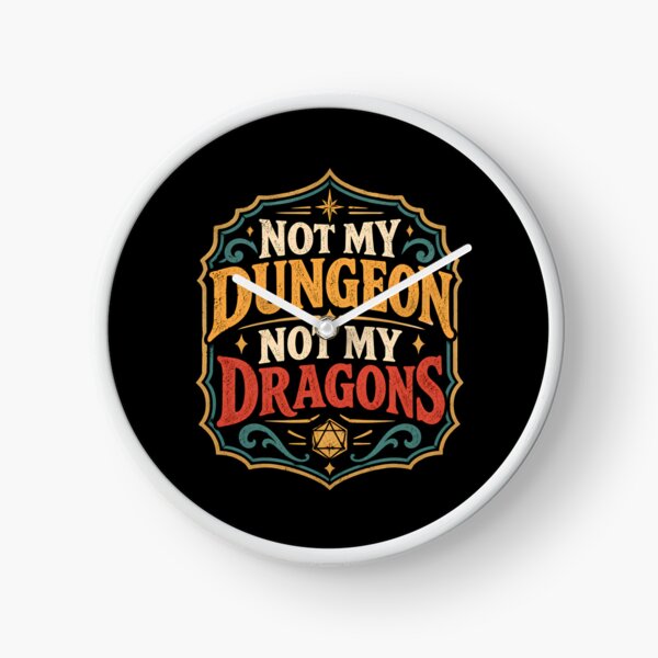 Item preview, Not My Dungeon Not My Dragons designed and sold by DemureArtsy.
