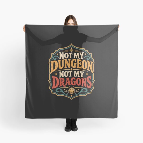 Item preview, Not My Dungeon Not My Dragons designed and sold by DemureArtsy.