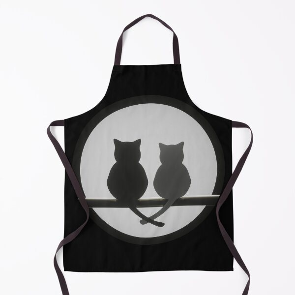 Item preview, Two Cats and the Moon designed and sold by SuzanaTArt.