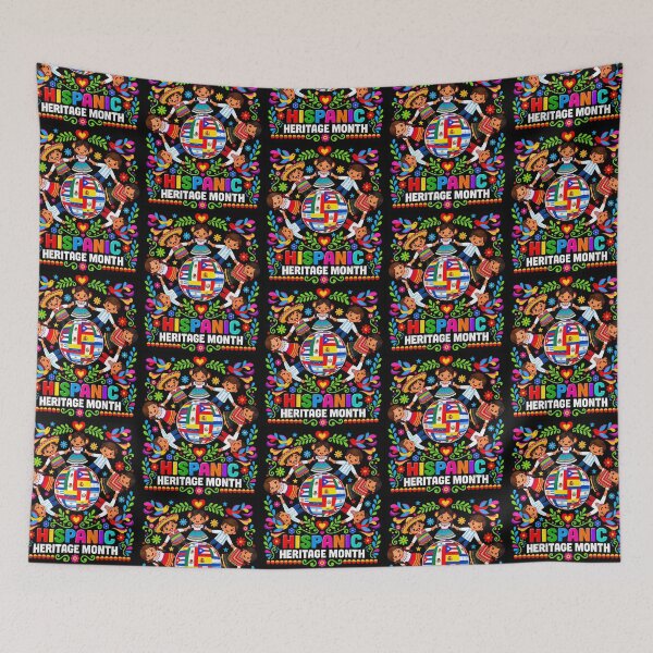 Item preview, Hispanic Heritage Month Earth Childs Latin Flag designed and sold by RealestInternet.