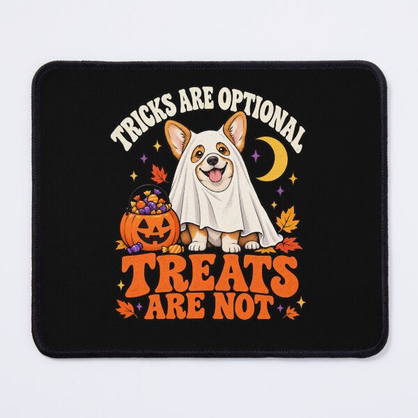 Item preview, Tricks Are Optional, Treats Are Not - Corgi Dog designed and sold by Good Mood Foundry.