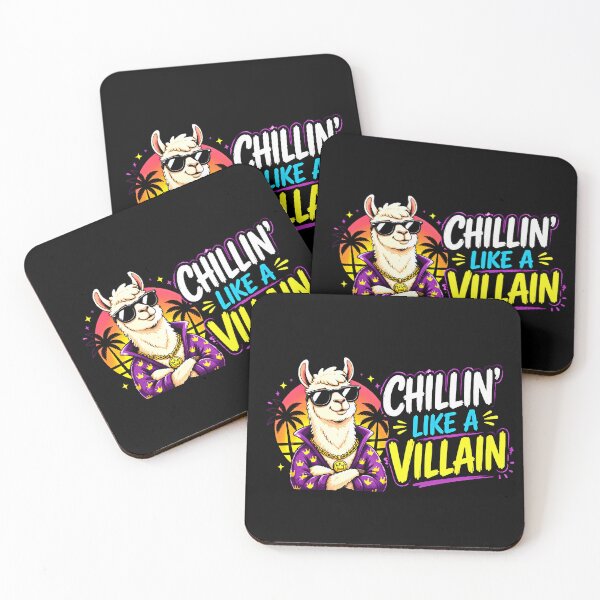 Item preview, Chillin Like a Villain Llama Streetwear designed and sold by AurossaDesign.