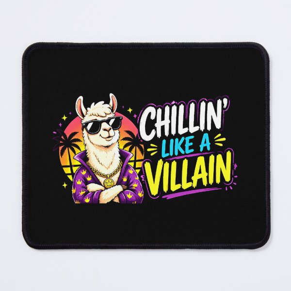 Item preview, Chillin Like a Villain Llama Streetwear designed and sold by AurossaDesign.