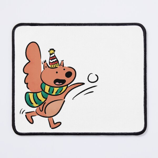 Item preview, Squirrel Snowball Fight designed and sold by jacquelinengyl.