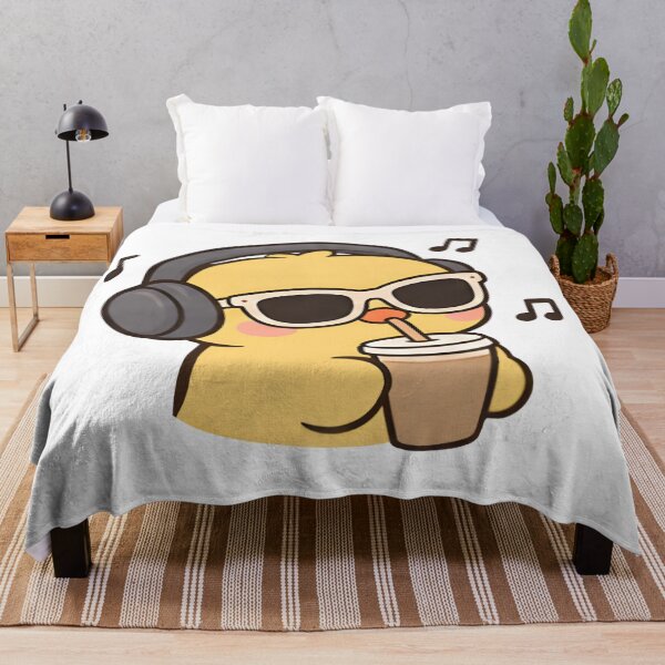Item preview, Cool Duck Listening to Music - Iced Coffee Vibe designed and sold by Duck lovers.