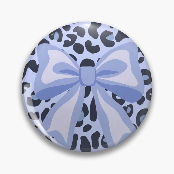 Item preview, Cute Baby Blue Coquette Bow Leopard Print Aesthetic Pattern designed and sold by MayoshaVibes.
