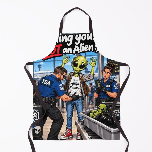 Item preview, I’m Telling You… I’m NOT an Alien – Funny Airport Security designed and sold by WittyWearWorld.