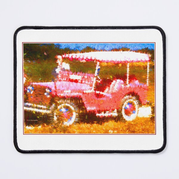Item preview, New Hope, Pennsylvania, September 2 1960, Classic Willys Jeep DJ-3A Surrey Gala Automobile, Digital Illustration designed and sold by AMacGPhilly.
