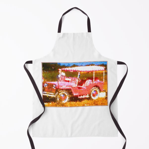 Item preview, New Hope, Pennsylvania, September 2 1960, Classic Willys Jeep DJ-3A Surrey Gala Automobile, Digital Illustration designed and sold by AMacGPhilly.